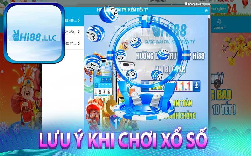 Lưu ý khi chơi xổ số